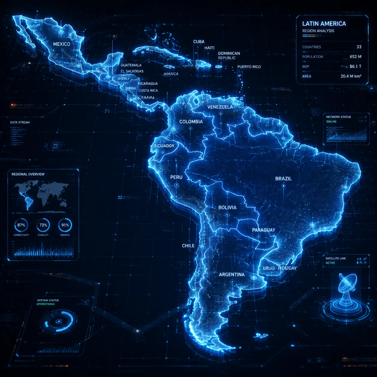 Latin America Map
