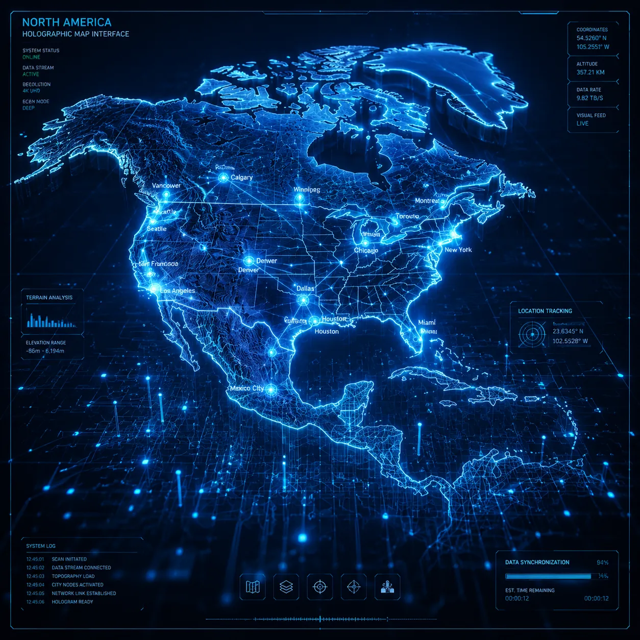 North America Map